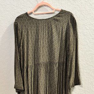 Loft Print Dress Size Large